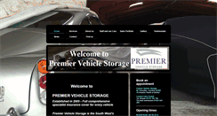 Desktop Screenshot of premiervehiclestorage.co.uk